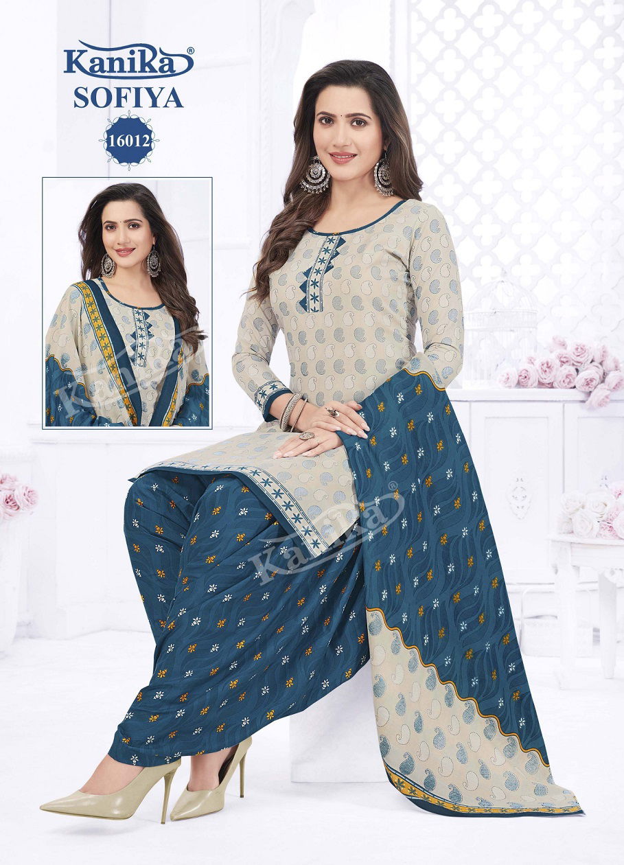 Sofia Vol 16 By Kanika Cotton Salwar Suit Catalog